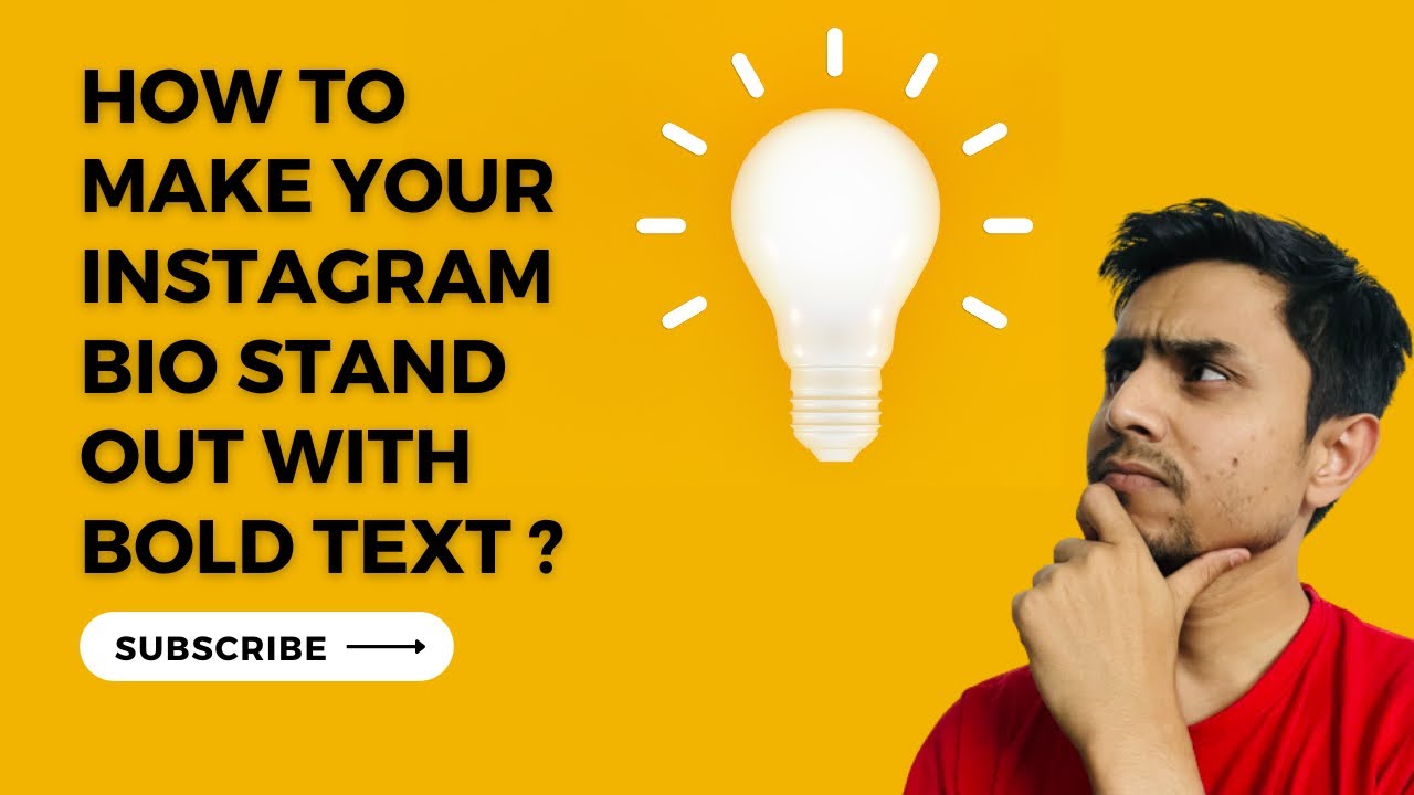 The Ultimate Instagram Bio Hack: Adding Bold Text.