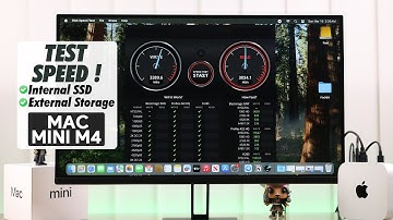 How to Test Internal or External SSD Speed on Mac Mini M4!