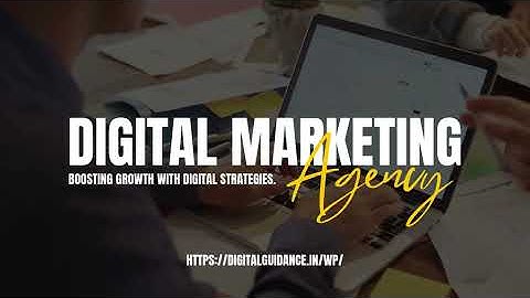 Yellow Modern Digital Marketing Video
