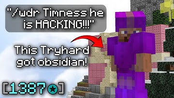 Hackusated by sweats with OBSIDIAN... | Hypixel Bedwars