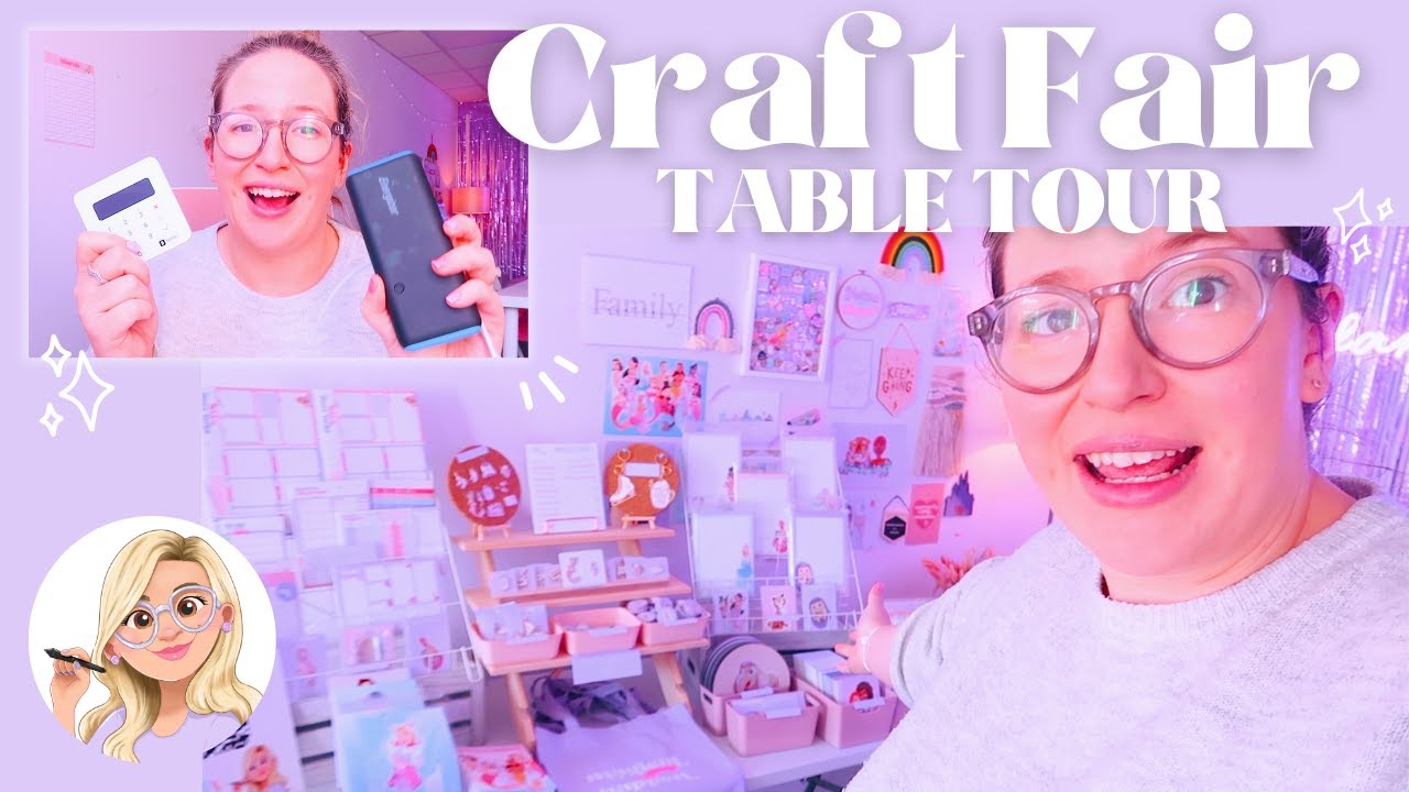 MY CRAFT FAIR DISPLAY! A Full Table Tour & My Market Essentials