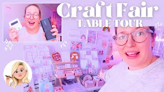 MY CRAFT FAIR DISPLAY! A Full Table Tour & My Market Essentials