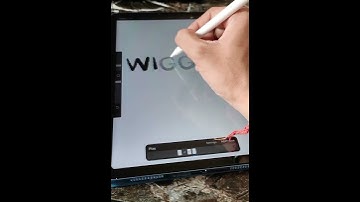 Easy Wiggly Text Animation in PROCREATE #shorts - Quick Procreate tutorial