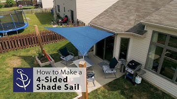 How to Make a 4-Sided Shade Sail