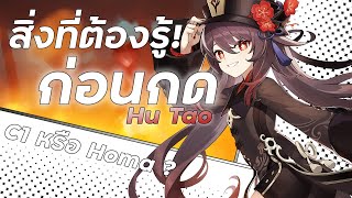 สิ่งที่ต้องรู้ก่อนกด Hu Tao! | Hu Tao Updated Guide | Genshin Impact