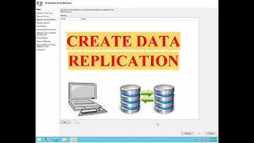 How To Create Data Replication On Window Server 2012 R2