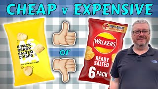 Asda Just Essentials Or Walkers ? Ready Salted Crisp Comparison