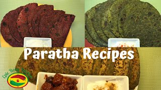 Top 3 healthy paratha recipes by Epic Bong Kitchen | beetroot | Palak | Methi Paratha