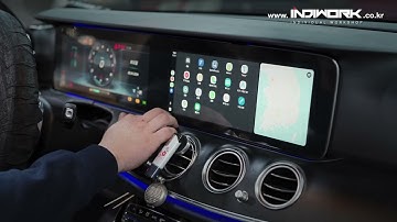 Use Android Auto wireless and touch in W213 E-Class by ottocast Play2Video airtouch by 인디웍 indiwork