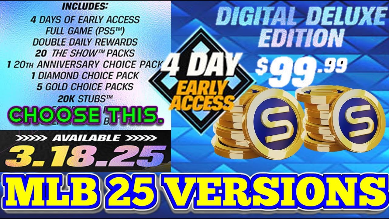 MLB The Show 25 *BEST* Version to Buy to Make MILLIONS of Stubs Early On