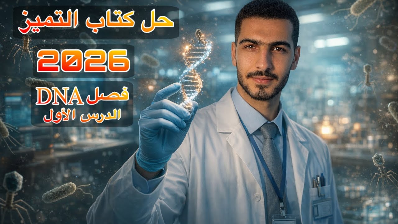 حل كتاب التميز 2026 || جهود العلماء لمعرفة المادة الوراثية || الدرس الاول فصل DNA