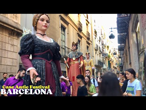 Gegants del Casc Antic Barcelona Seguici de Festa Major 2022 - Parade of Giants