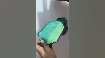 minecraft emerald pixel art#artform #emerald #Minecraft #shorts #shorts #shorts