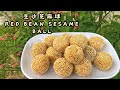 RED BEAN SESAME BALL | 吃一次就爱上的豆沙芝麻球 ｜软糯香甜