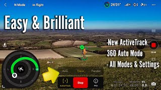 DJI Mini 4 Pro & Air 3: ActiveTrack 360 Auto Mode: All Settings & Modes