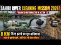 Finland Watermaster Cleaning Sahibi River! 8 KM Silt Removal Mission | Delhi Flood Prevention 2026