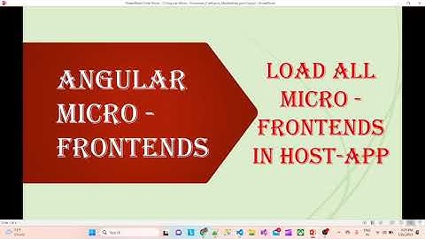 5. Angular Micro-Frontends - Load all micro-apps in host app  #microfrontends #angular