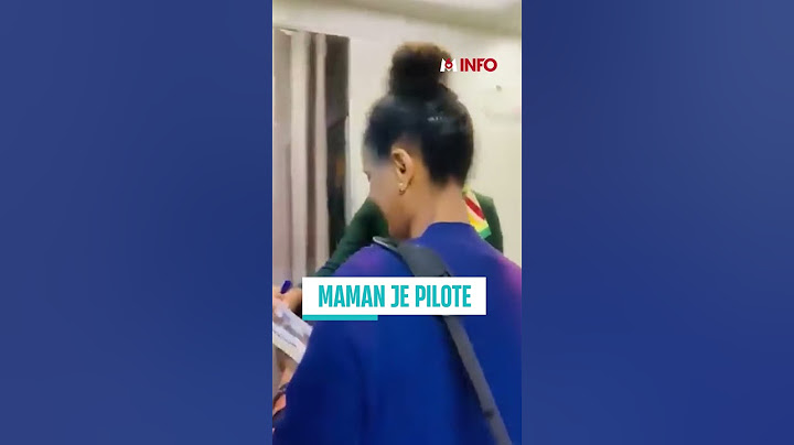 Un pilote d'avion fait une surprise à sa maman