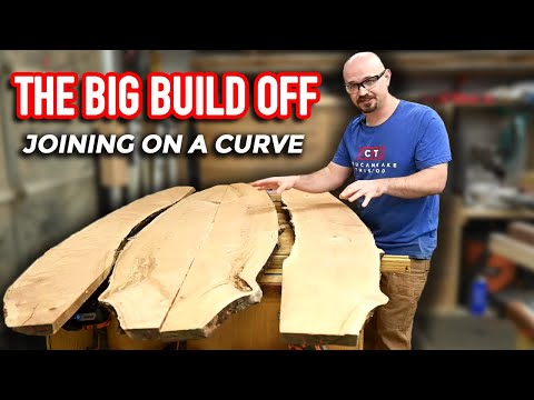 Capa de Joining Boards on a Curve for Oval Table Top - The Big Build Off