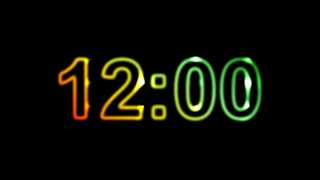 12 Minute Timer No Music With Alarm