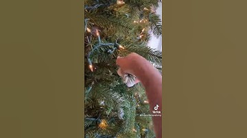 DIY Christmas Tree Flocking