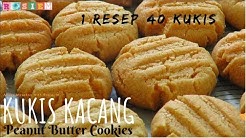Resep Kukis Kacang 3 Bahan Murah Meriah, 1 resep bikin 40 kukis  ( Resep Peanut Butter Cookies ) - Durasi: 14.37. 