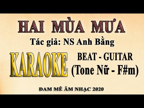 HAI MÙA MƯA -Guitar-
