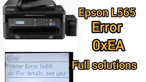 Epson L565 Error 0xEA problem full solutions #epson_L565_error_0xEA  #epson_L565