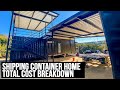 How Much I've Spent TOTAL COST so far.... | Building a SHIPPING CONTAINER Home