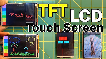 Arduino TFT LCD Touch Screen Tutorial | 3.5 Inch 480x320 TFT LCD SD card and touch