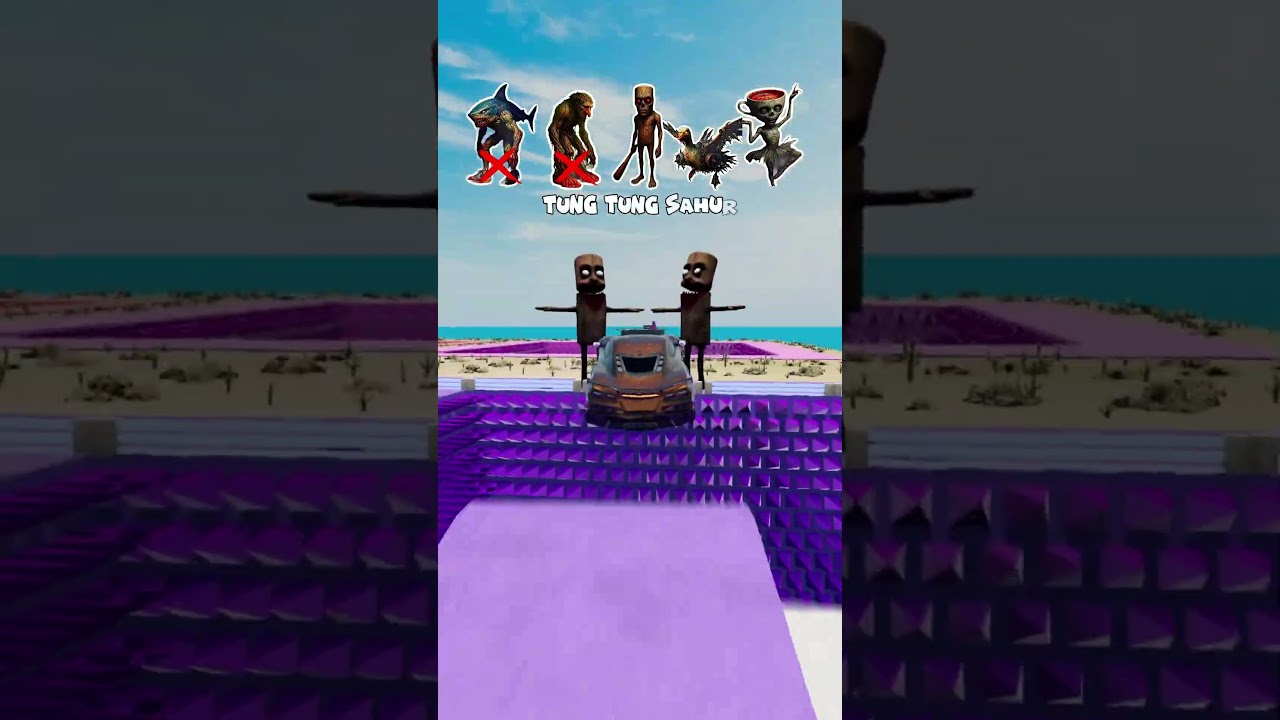 🧟Zombie Italian BRAINROT vs SPIKE BOX ( BIG )!!!-beamng.drive