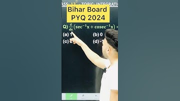 Bihar Board PYQ 2024  || Differentiation  Chapter 5 Class 12 Board Exam 2025 NCERT