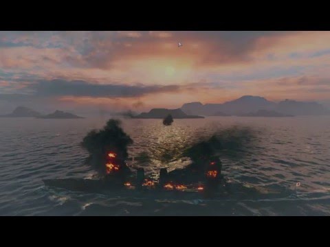 World of Warships - Japanese Battleship Myogi (AKA Design B-40) - YouTube