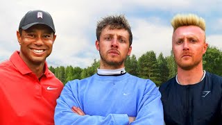W2S & THEO vs TIGER WOODS  OUR FIRST EAGLE EVER!!