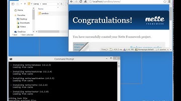 Nette Sandbox Installation via Composer on Windows 10