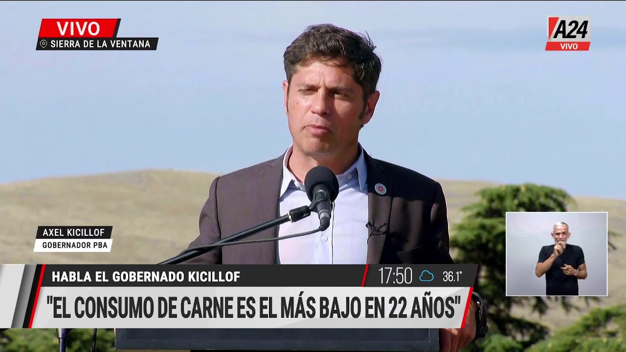 Reapareció Axel Kicillof y sentenció al Gobierno de Milei: Ha fracasado