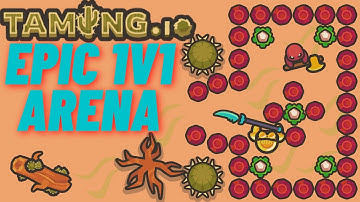 I Built An EPIC 1v1 Arena In Taming.io! + Golden Apple Codes #TamingIo #NewUpdate #EpicRaids