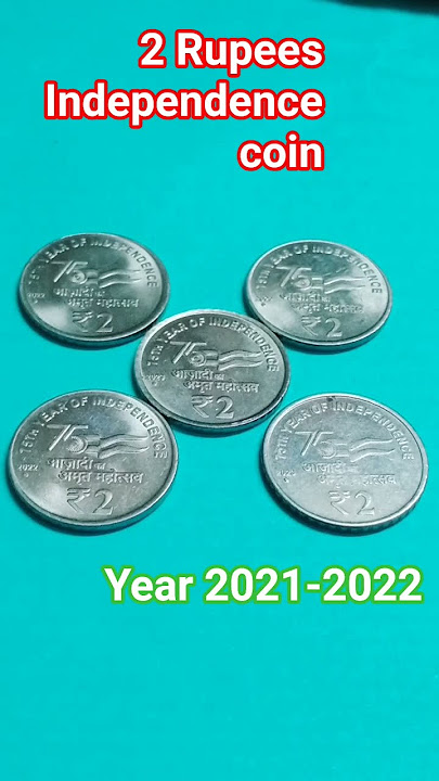 2 Rupees small coin independence 👍