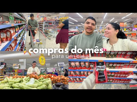 Compras do mês de Maio para um casal, compramos bastante coisa, mostrei o valor de tudo