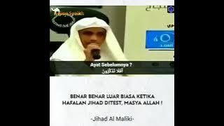 Beginilah jika hafalan jihad di test | Jihad Al Maliki