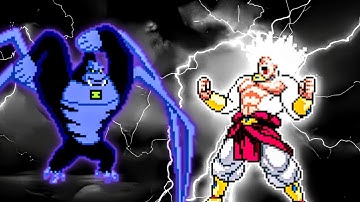 Ben 10 S3 V4 (all form) (New) VS Broly Limit Break SSJ4 V2 in Mugen