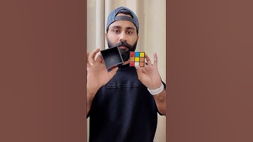 Rubix cube solve magic  #illusion #magic #diy