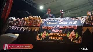 Pagelaran Wayang Golek semalam suntuk di alun alun SAGALAHERANG.