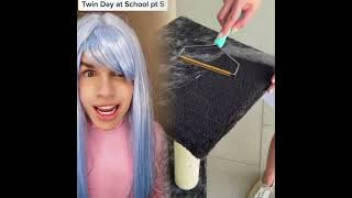 how do you think Twin Day at school will end #twindayatschool #twinday #school