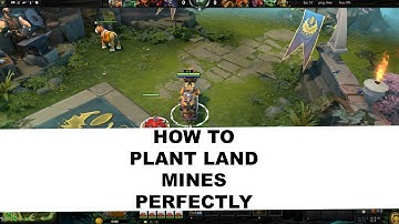 Techies | How To Plant Perfect and Neat Land Mines | Dota 2 Reborn