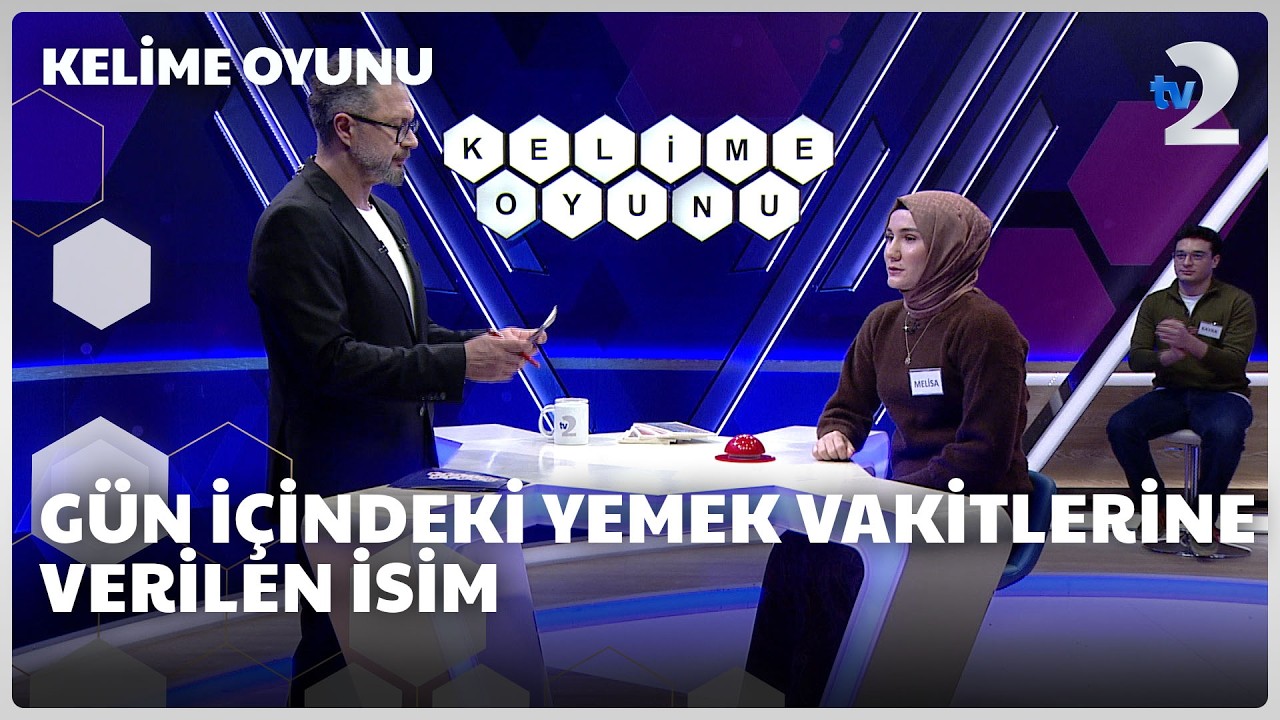 Gün içindeki yemek vakitlerine verilen isim | Kelime Oyunu