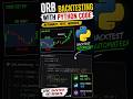 🚀 Stop Manual Backtesting! Python Ne ORB Strategy Auto Kar Di 😱