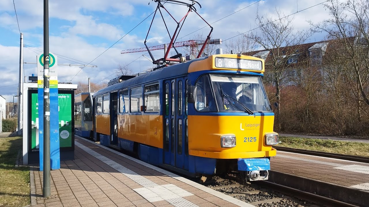 Straßenbahn in Leipzig Februar 2026