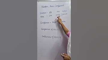 Base And Complement Of A Number (Vedic Math)  @Mannsemath  #base#complement#number#vedic#maths#mann