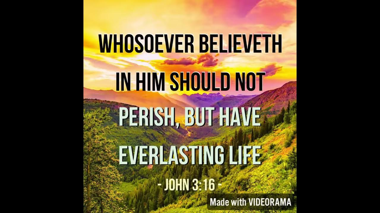 KJV Bible Songs: For God so loved the world (John 3:16, Romans 10:13,17)
